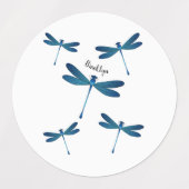 Étiquettes Illustration de dragonfly (Design 1)
