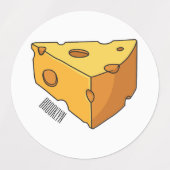 Étiquettes Illustration de fromage (Design 2)