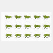 Étiquettes Illustration de haricots verts (Feuille)