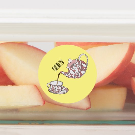 Étiquettes Illustration de la série Teacup (Apposé)