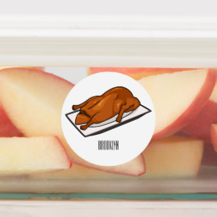 Étiquettes Illustration de Peking duck