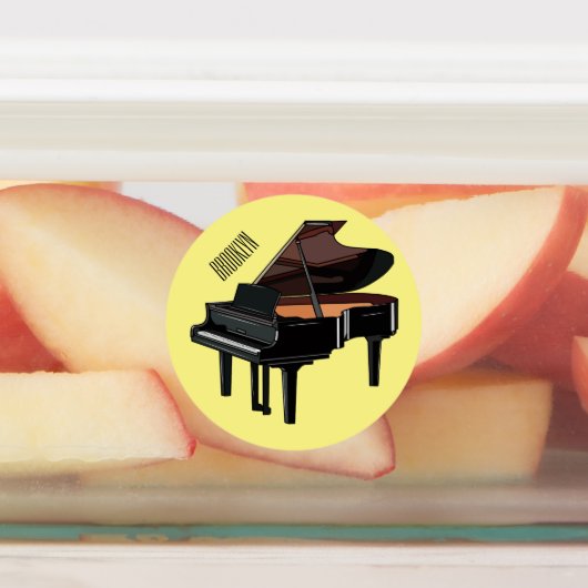 Étiquettes Illustration de piano (Apposé)