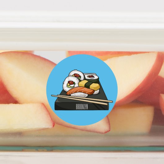 Étiquettes Illustration de sushi (Apposé)