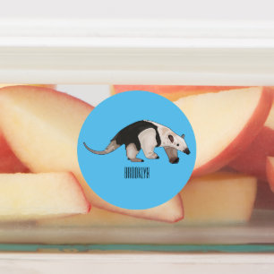 Étiquettes Illustration de Tamandua
