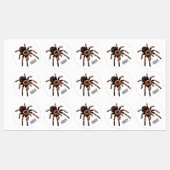 Étiquettes Illustration de Tarantula (Feuille)