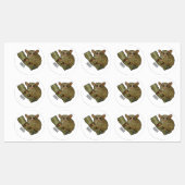 Étiquettes Illustration de Tarsier (Feuille)