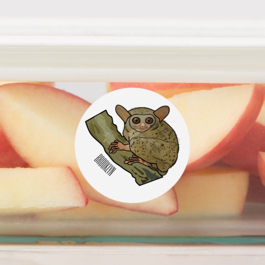Étiquettes Illustration de Tarsier (Apposé)