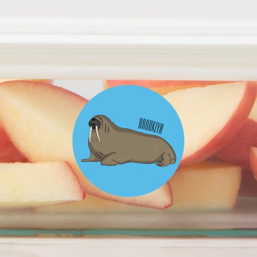 Étiquettes Illustration de Walrus (Apposé)