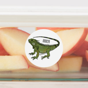 Étiquettes Illustration d'Iguana