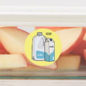 Étiquettes Illustration du lait (Apposé)