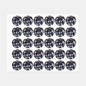 Étiquettes Image diamant élégante facettée (Feuille)