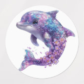 Étiquettes Imaginaire Animaux de l'océan (Design 2)