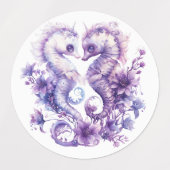 Étiquettes Imaginaire Animaux de l'océan (Design 1)