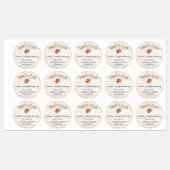 Étiquettes imperméables Maple Leaf Cutout Maple Si (Feuille)