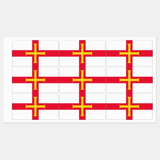 Étiquettes Indicateur Guernesey (Feuille)