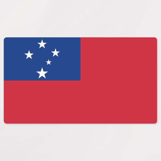 Étiquettes Indicateur Samoa (Design 1)