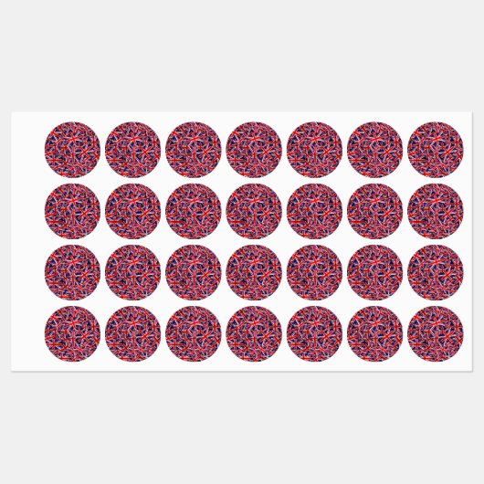 Étiquettes Indicateur Union Jack | Drapeau britannique | Drap (Feuille)