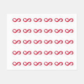 Étiquettes Infinity (Feuille)