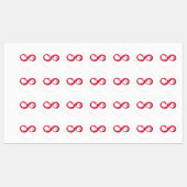 Étiquettes Infinity (Feuille)