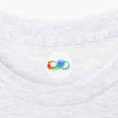 Étiquettes Infinity avec Rainbow Jellyfish (Apposé)