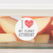 Étiquettes J'adore les agents de bord (Apposé)