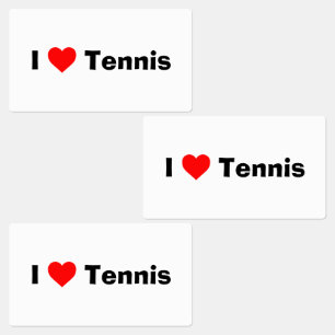 Étiquettes J'aime le tennis