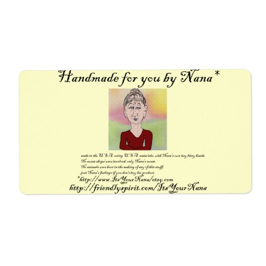 Étiquettes Jar pour des trucs faits maison (Devant)