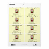 Étiquettes Jar pour des trucs faits maison (Feuille entière)