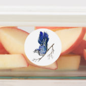 Étiquettes Jay bleu d'oiseau de la forêt (Apposé)