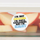 Étiquettes Je ne fais pas valoir, je ne fais qu’expliquer pou (Apposé)