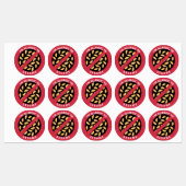 Étiquettes Je Suis Allergique À L'Allergie Des Semences De Sé (Feuille)