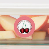 Étiquettes Jelly Jam Cherry Conserve Les Cerises Aiguës Canal (Apposé)