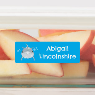 Étiquettes Joli joli dessin de dauphin kawaii personnalisé