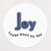 Étiquettes Joy semble bon pour toi (Design 1)