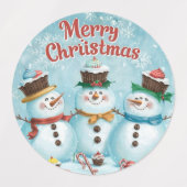 Étiquettes Joyeux Noël (Design 1)