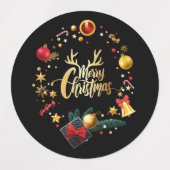 Étiquettes joyeux noël. (Design 2)