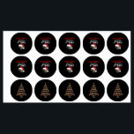 Étiquettes Joyeux Noël|Arbre de Noël Ukulele Instrument<br><div class="desc">Joyeux Noël|Arbre de Noël Ukulele Instrument</div>