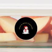 Étiquettes Joyeux Noël glacial (Apposé)