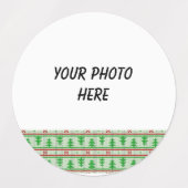 Étiquettes Joyeux Noël personnalisable (Design 1)
