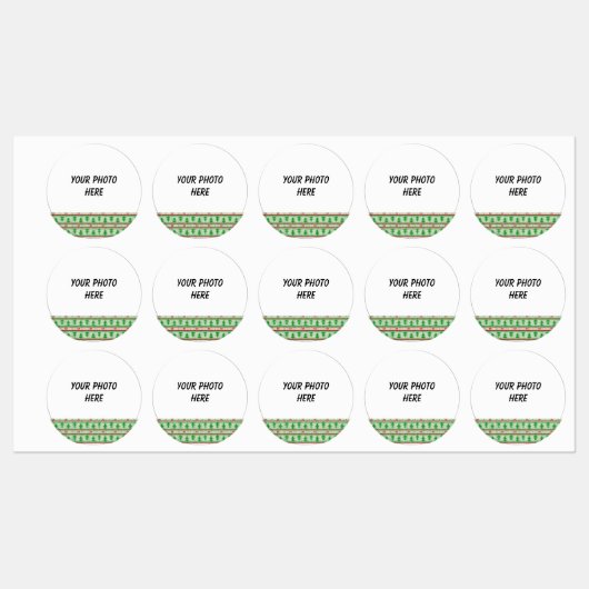 Étiquettes Joyeux Noël personnalisable (Feuille)