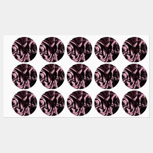 Étiquettes Juste quelques Roses (Feuille)