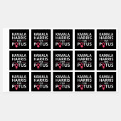 Étiquettes Kamala Harris pour POTUS I (Feuille)