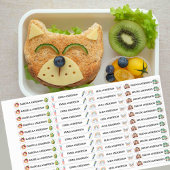 Étiquettes Kawaii School Cute Design Waterproof Label