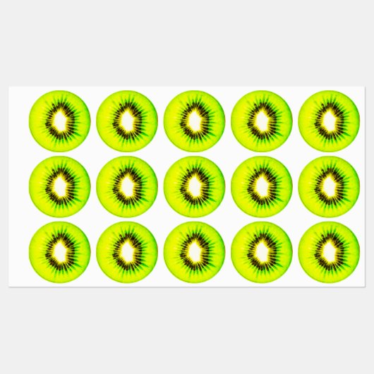 Étiquettes Kiwi (Feuille)