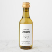 Étiquettes Kombucha maison (Devant)