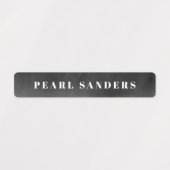 Étiquettes Kraft & Chalkboard Texturés Neutres étanches (Design 2)