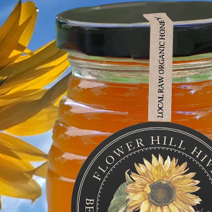 Étiquettes Kraft Tamper-évidente Seal Honey Jar Sécurité Viny