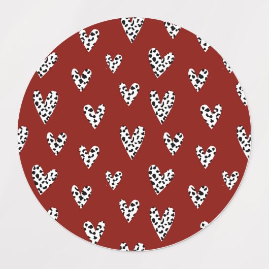 Étiquettes la Saint-Valentin (Design 2)