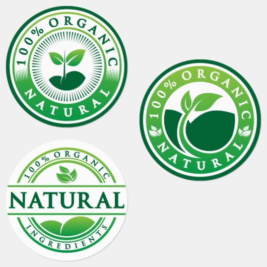 Étiquettes Label Bio Naturel Sain (Groupe)