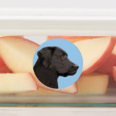 Étiquettes Labrador Retriever Black Peinture Original Chien A (Apposé)